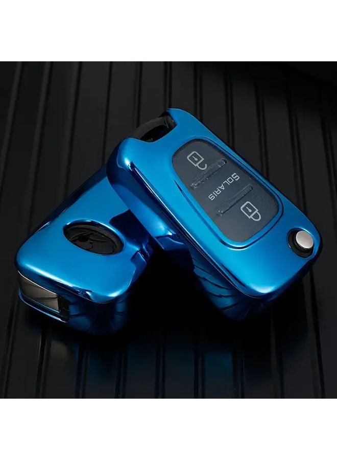Silvery TPU Key Cover Compatible with Kia K2 K5 Modern Reinaso 8 Ruiyi Lion Run Freddy - Image 1